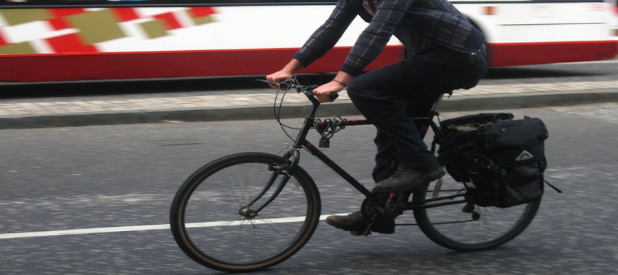 Man cycling 